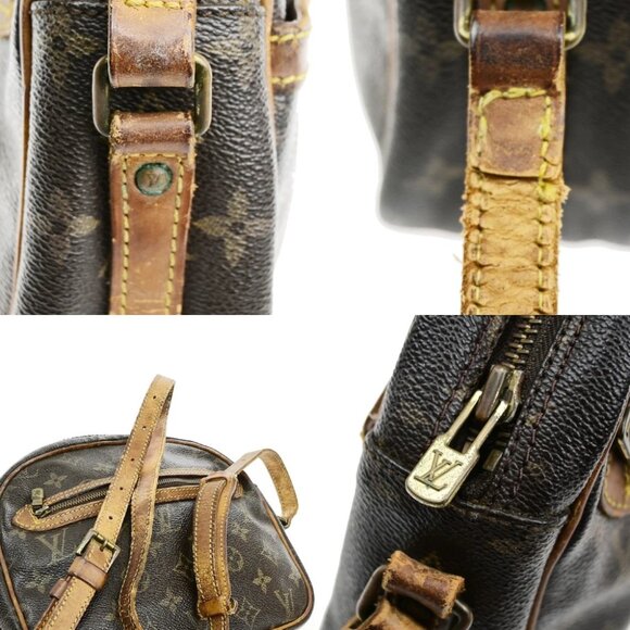 LOUIS VUITTON Senlis Shoulder Bag Monogram Leather Brown France M51222 67YH028 - Picture 16 of 16